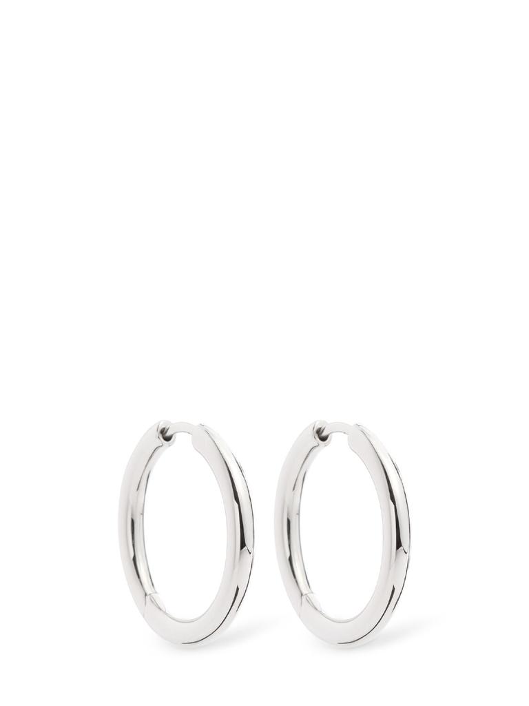 Tom Wood Classic Medium Hoop Earrings