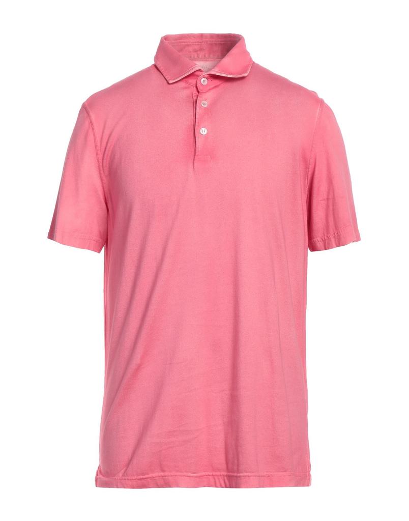 Tシャツ・カットソー FEDELI Pastel Pink Piquet Polo Shirt Fedeli Pink Light Cotton Piquet Polo Shirt Pink 58-IT - Polo