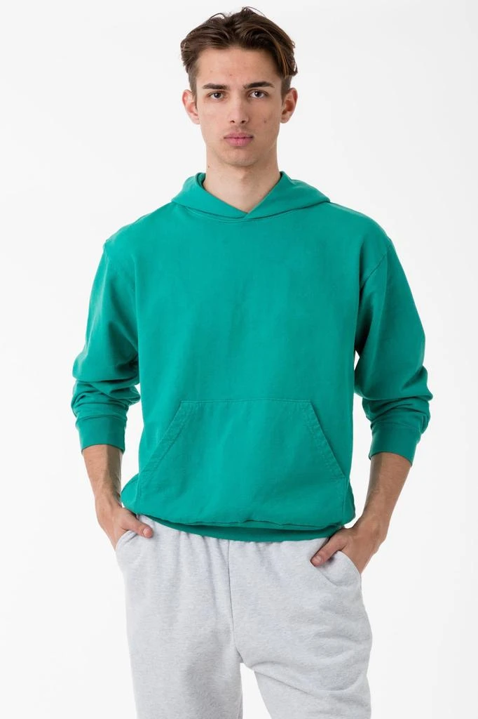 Los Angeles Apparel MWT09GD - Long Sleeve Garment Dye French Terry Pullover Hoodie 23