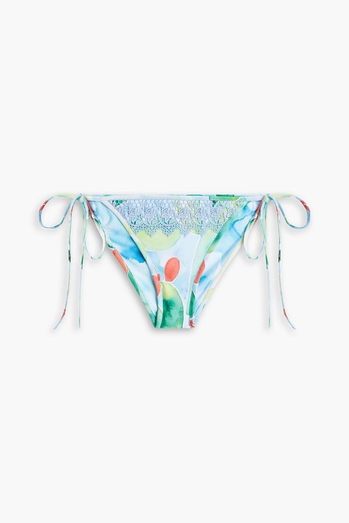Charo Ruiz Ibiza Laia printed low-rise bikini briefs