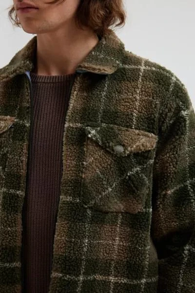 Katin Katin Anderson Plaid Fleece Shirt Jacket 4