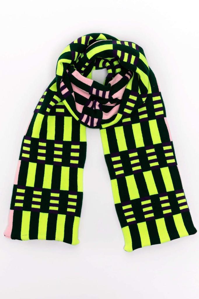 Los Angeles Apparel JQSCARF21 - Misaligned Stripe Scarf