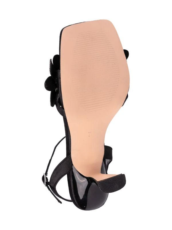 Lady Couture Lust Rhinestone Petal Heel Sandals 4