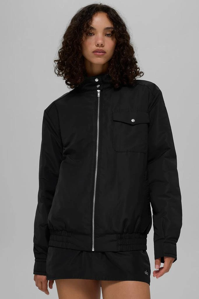 Alo Work It Bomber - Black - Jackets - Free Shipping - BeyondStyle