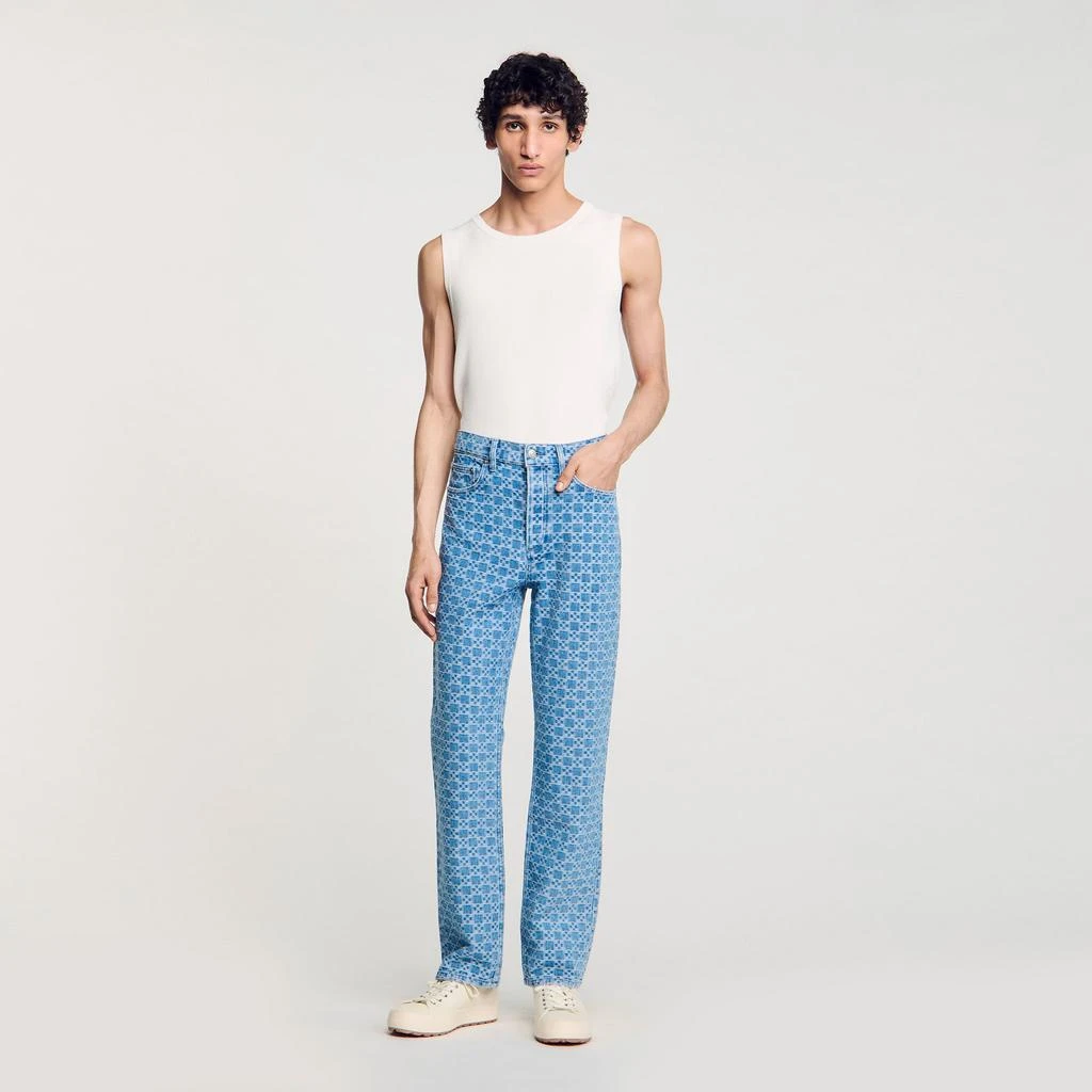 Sandro Regular-fit Square Cross jeans 1