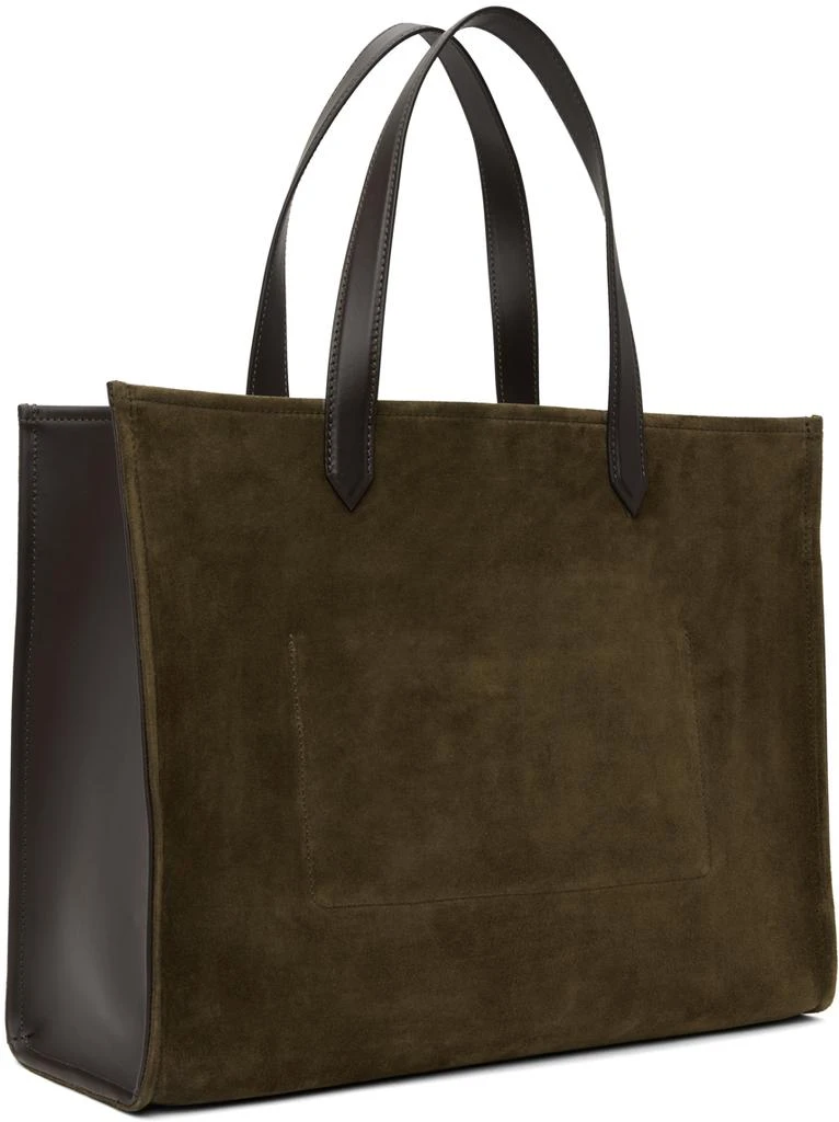 Balmain Khaki B-Army Shopper Tote 3