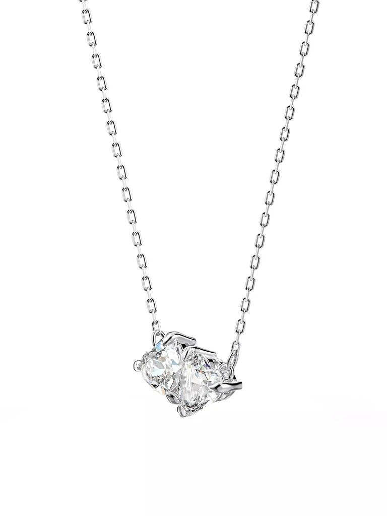 Swarovski Mesmera Rhodium-Plated Swarovski Crystal Heart Soul Necklace 3