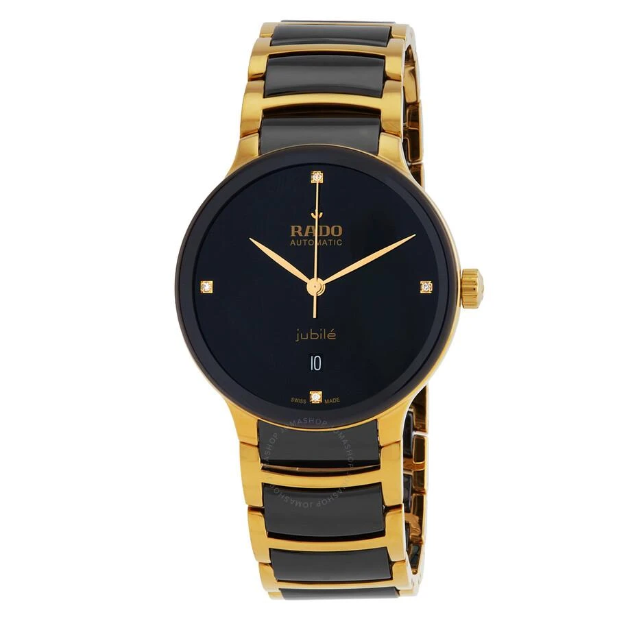 Rado Centrix Automatic Diamond Black Dial Unisex Watch R30008712 1
