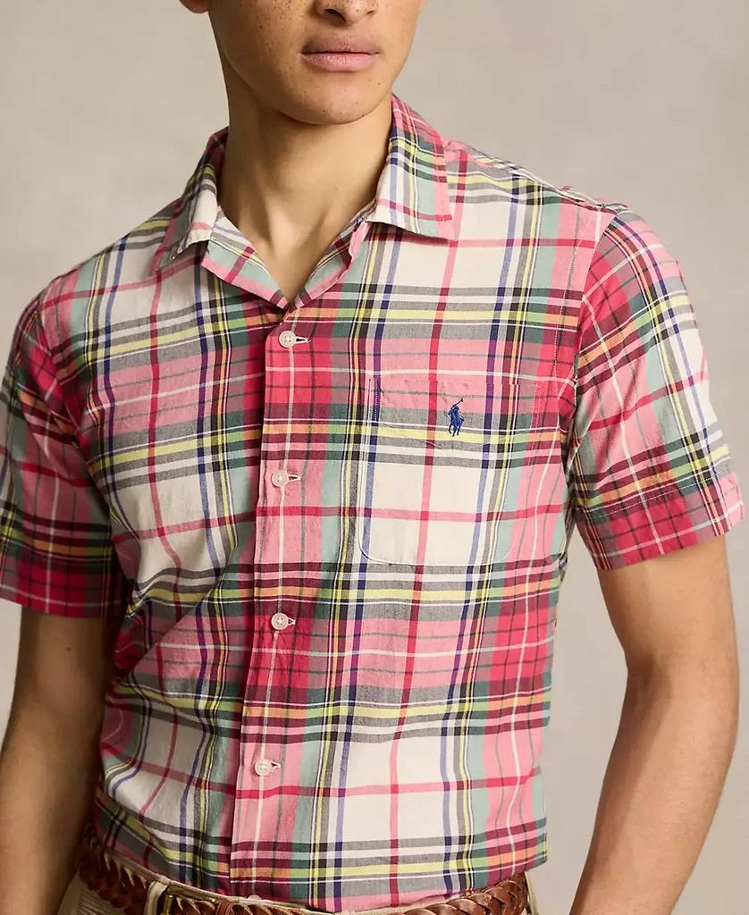 Ralph Lauren Men's Classic-Fit Madras Camp Shirt 3