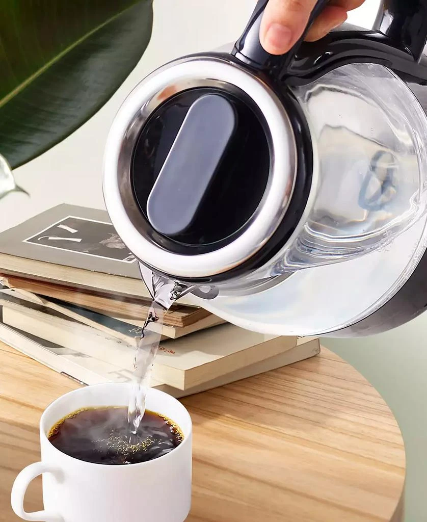 Elite Cuisine 1.25-Quart Electric Honeypot Glass Kettle 2