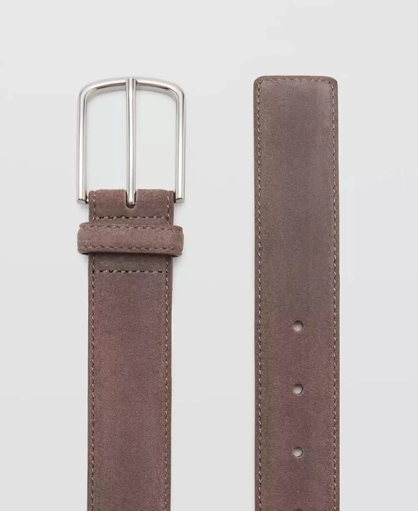 Mango Men's Suede Leather Belt 3
