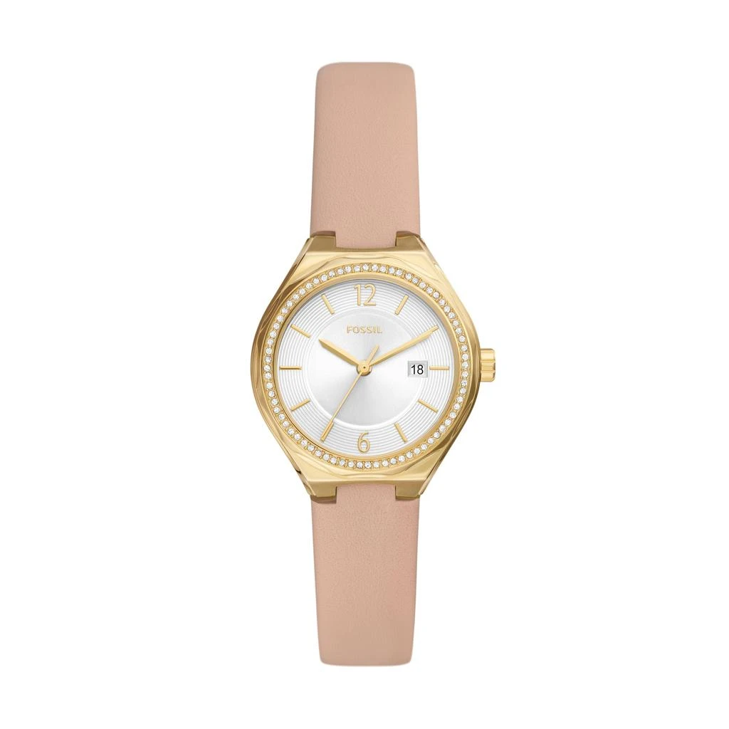 Fossil Women's Eevie Three-Hand Date, Gold-Tone Stainless Steel Watch 1