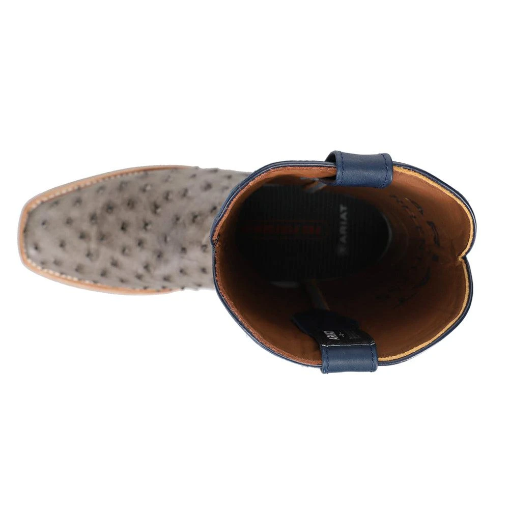 Ariat Futurity Relentless Buckles Ostrich Square Toe Cowboy Boots 4