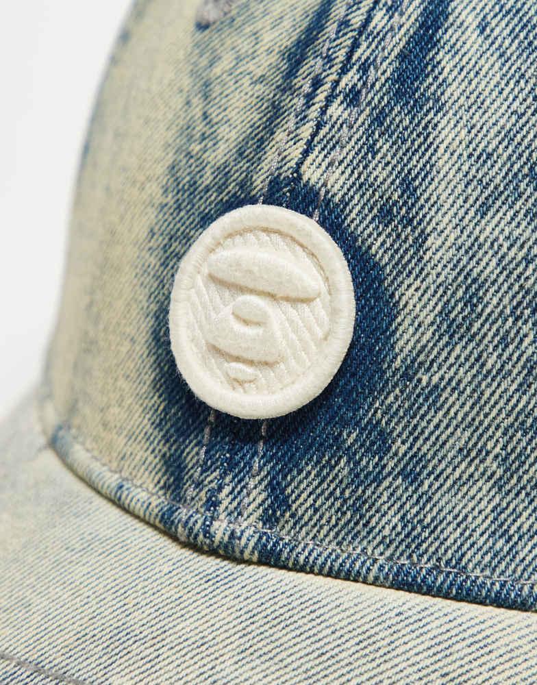 AAPE Aape by A Bathing Ape denim cap in light blue