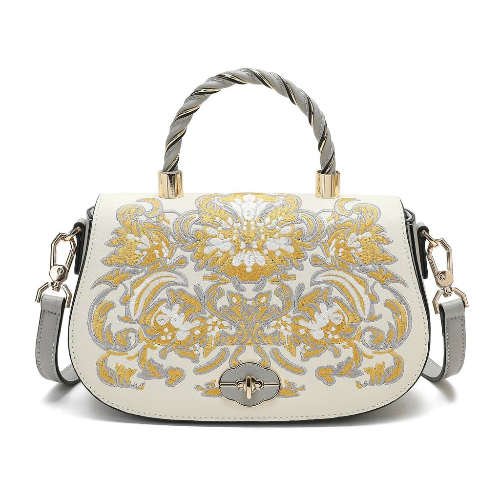 Tiffany & Fred Paris Tiffany & Fred Smooth Sewn Satchel/Shoulder Bag