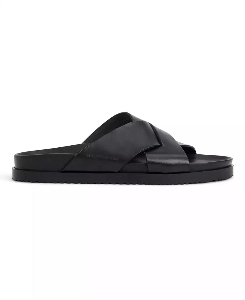 Bruno Magli Men's Bologna Leather Crisscross Sandals 2