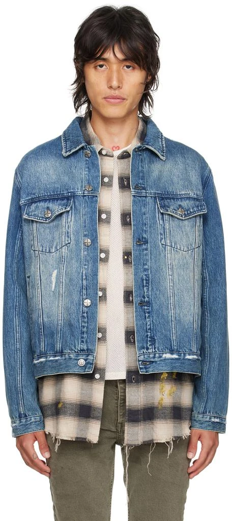 Ksubi Blue Classic Denim Jacket 1