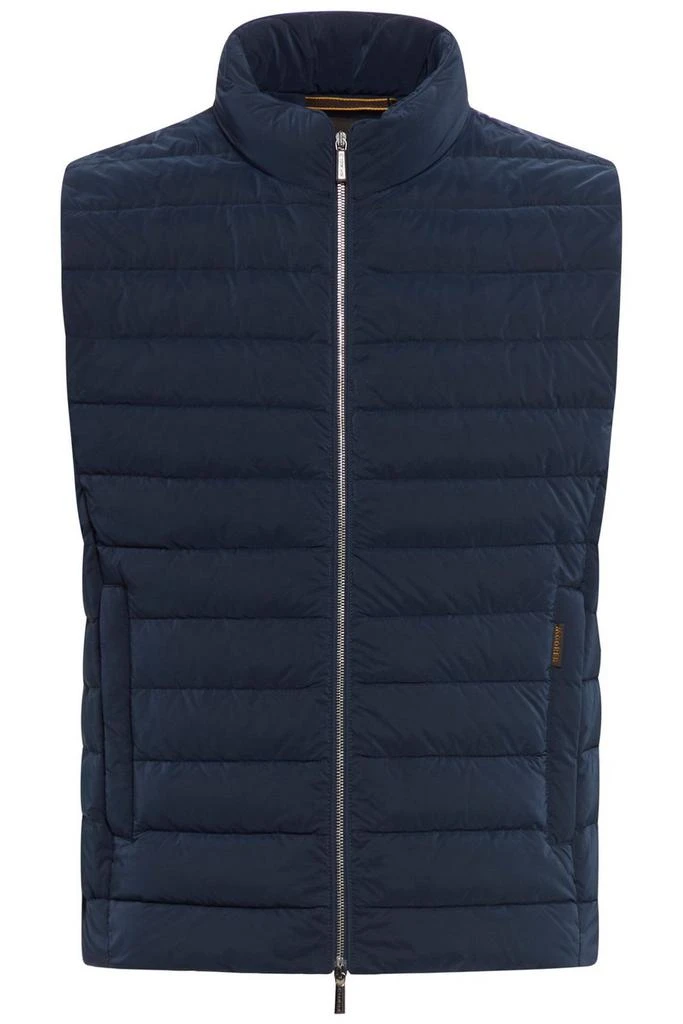 MOORER Moorer High-Neck Quilted Down Vest 1