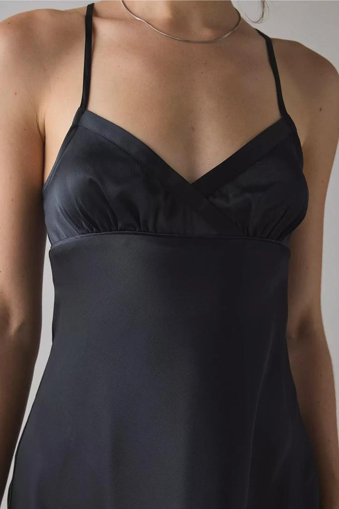 Kimchi Blue Kimchi Blue Slip It On Tie-Back Satin Mini Dress 2