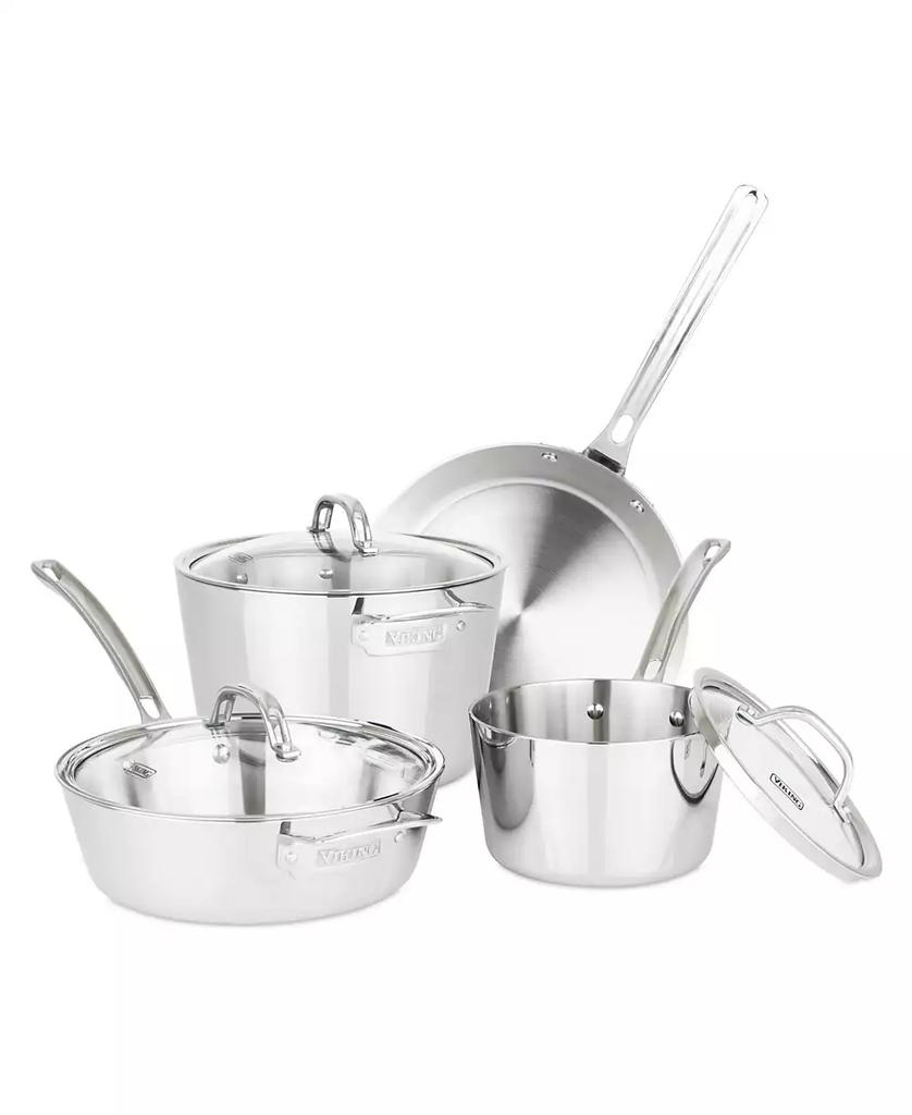 VIKING Contemporary Stainless Steel 7-Piece Cookware Set
