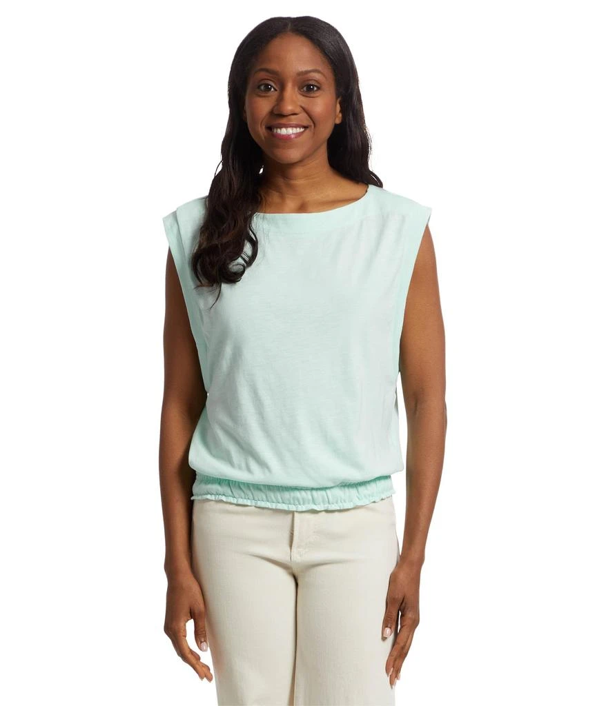 Lilla P Elastic Hem Boatneck Top 1