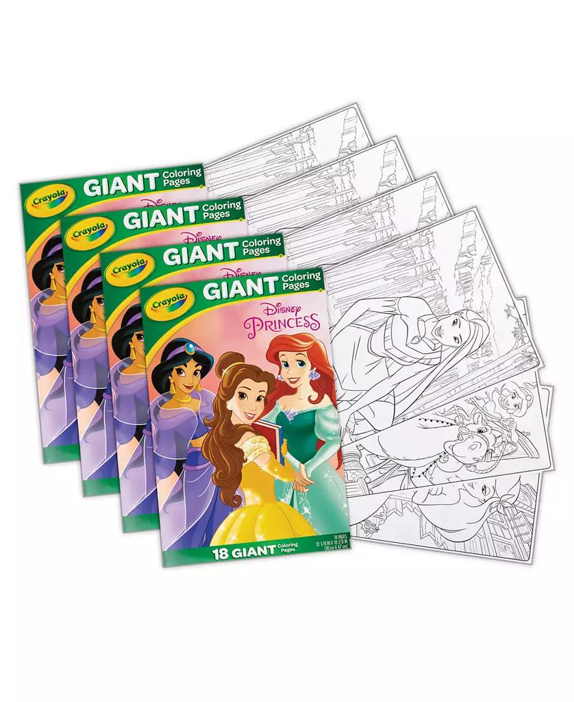 Crayola Giant Coloring Princess Pages, Pack of 4