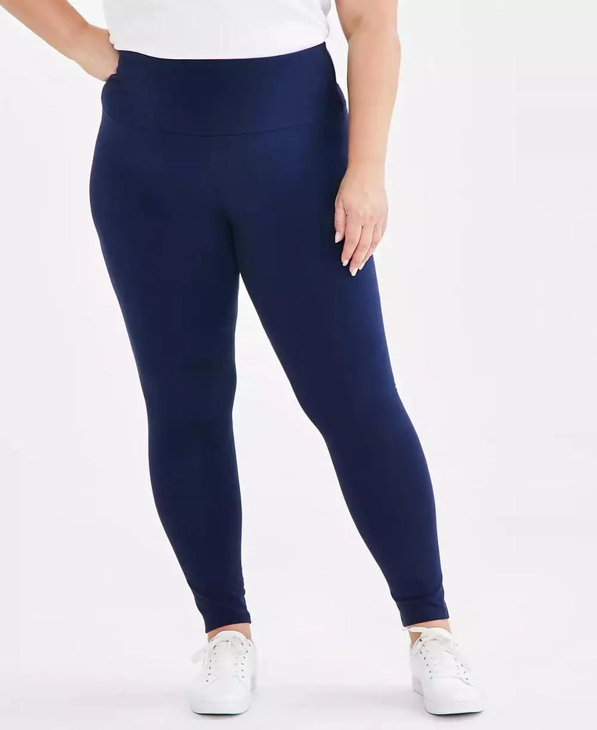 Style & Co Plus Size High-Rise Leggings, Exclusively at Macy's 1