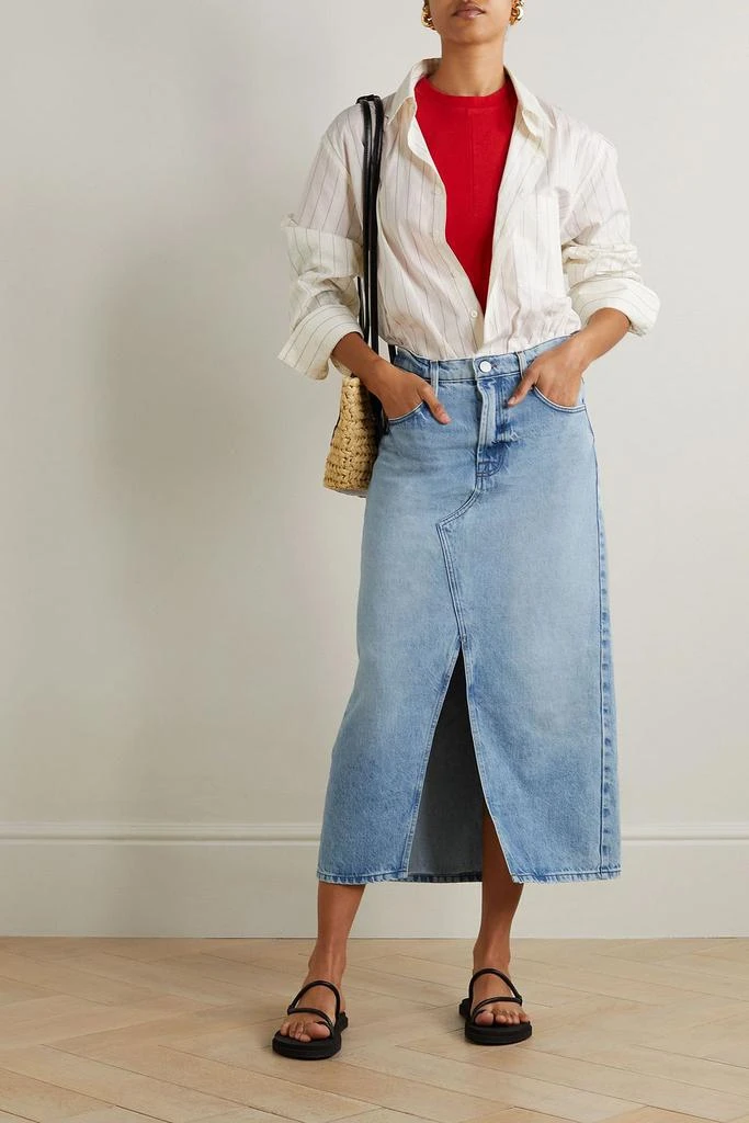 FRAME Denim midi skirt 2
