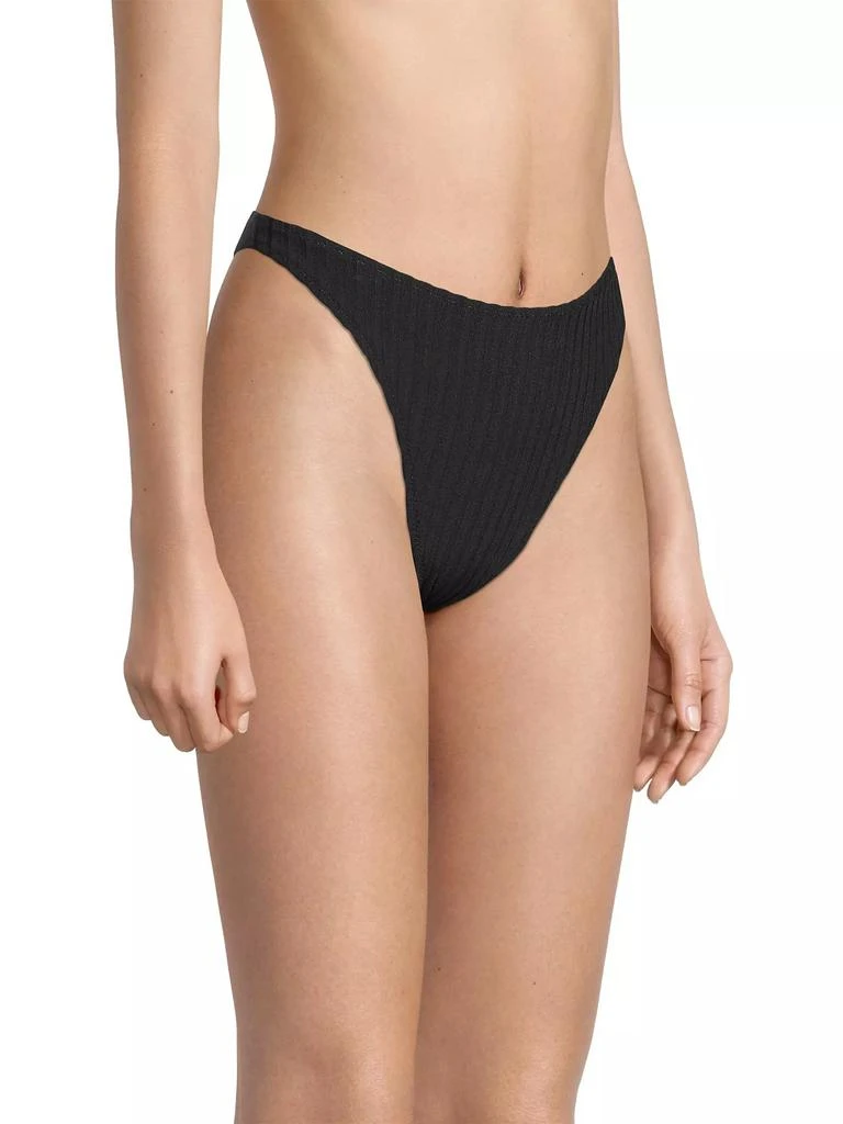 Solid & Striped Continuity Tati Ribbed Bikini Bottoms 4