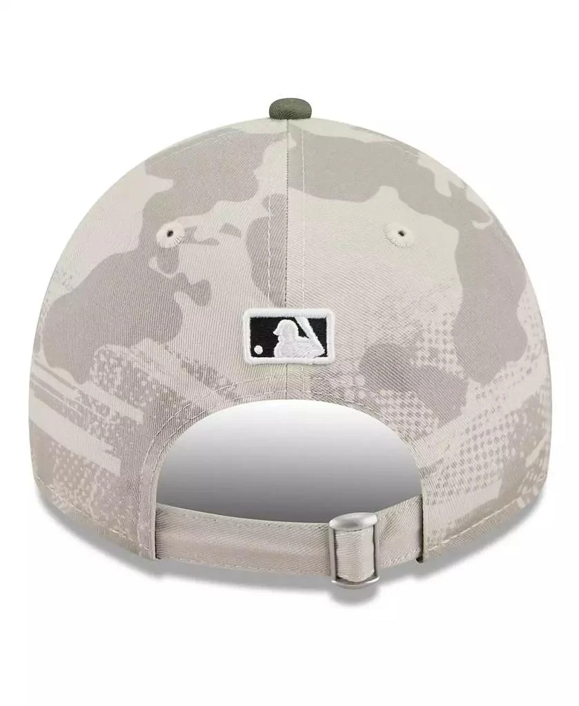 New Era Men's Light Beige/Olive Tampa Bay Rays 2025 Armed Forces Day 9TWENTY Adjustable Hat 4