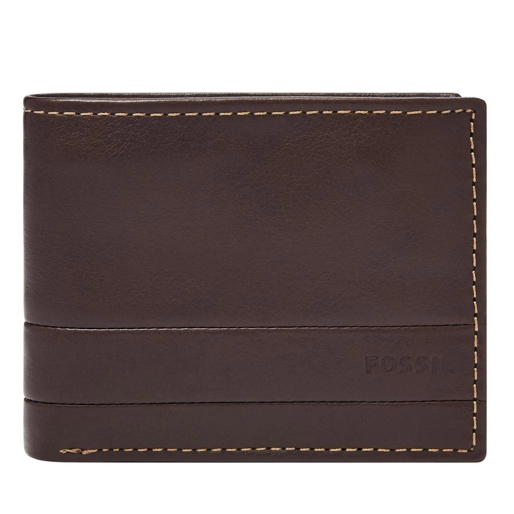 Fossil Men Lufkin Leather Passport Case 1