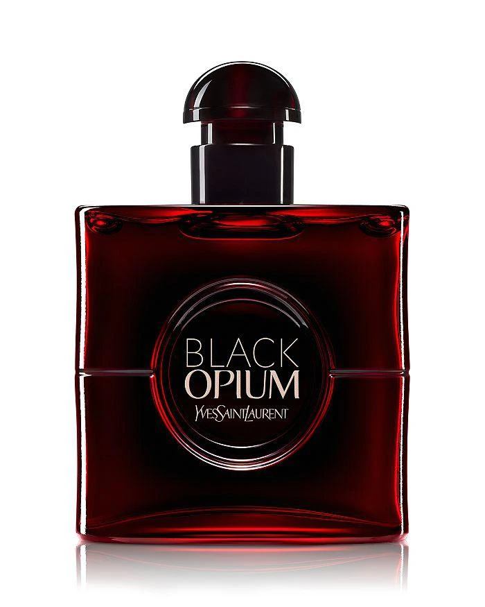 Yves Saint Laurent Black Opium Eau de Parfum Over Red