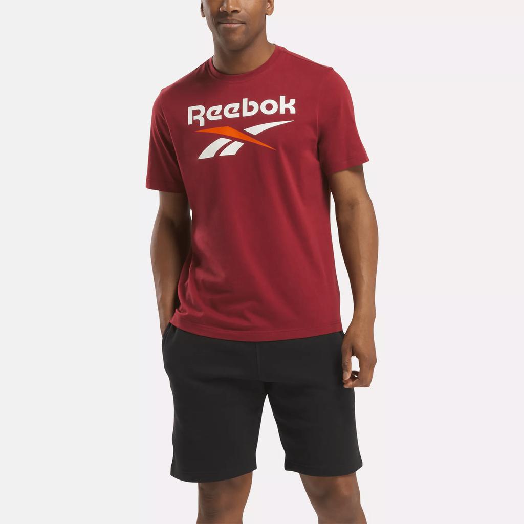 Reebok Men's Reebok Identity Big Stacked Logo T-Shirt
