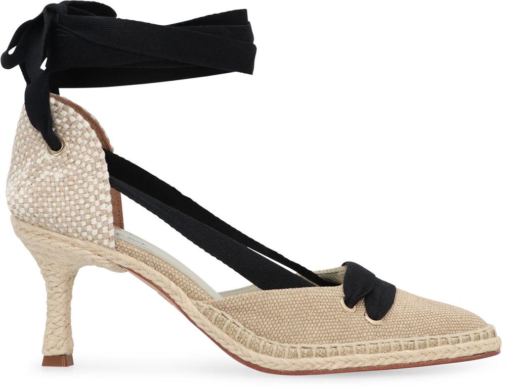 CASTAÑER Castañer Castaner X Manolo Blahnik - Casta Canvas Heel Espadrilles