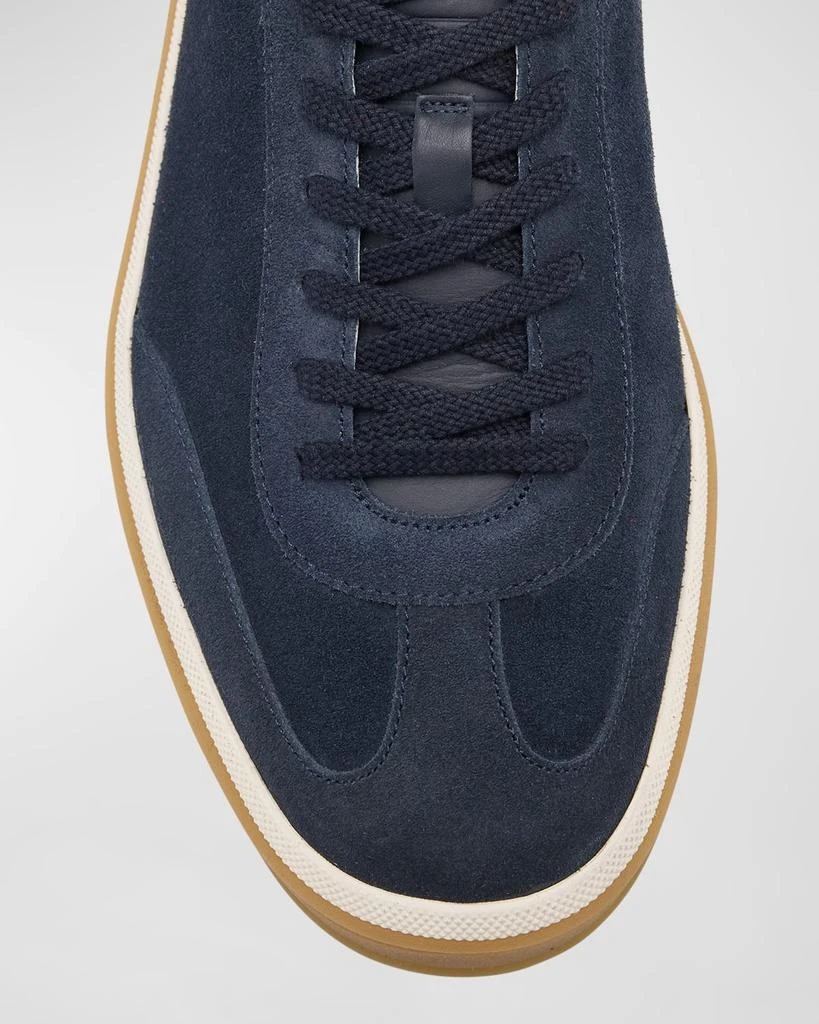 Loro Piana Men's Tennis Walk Suede Low-Top Sneakers 6