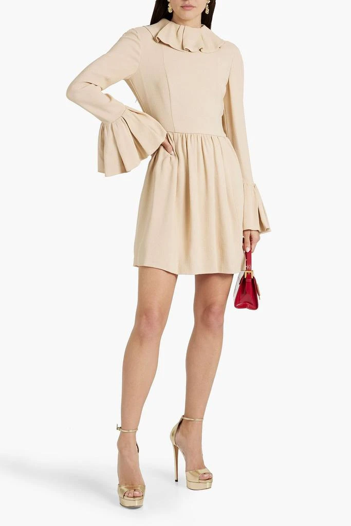 Valentino Ruffled crepe mini dress 2