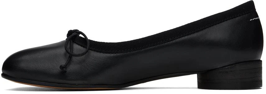MM6 Black Anatomic Classic Ballerina Flats 3