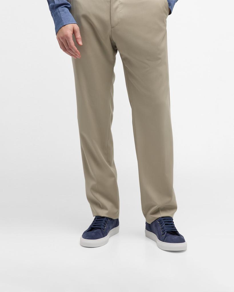 Brioni Men's Sustainable Low-Top Suede Sneakers