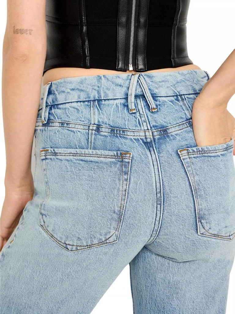 Good American Good Icon Straight Jeans 6