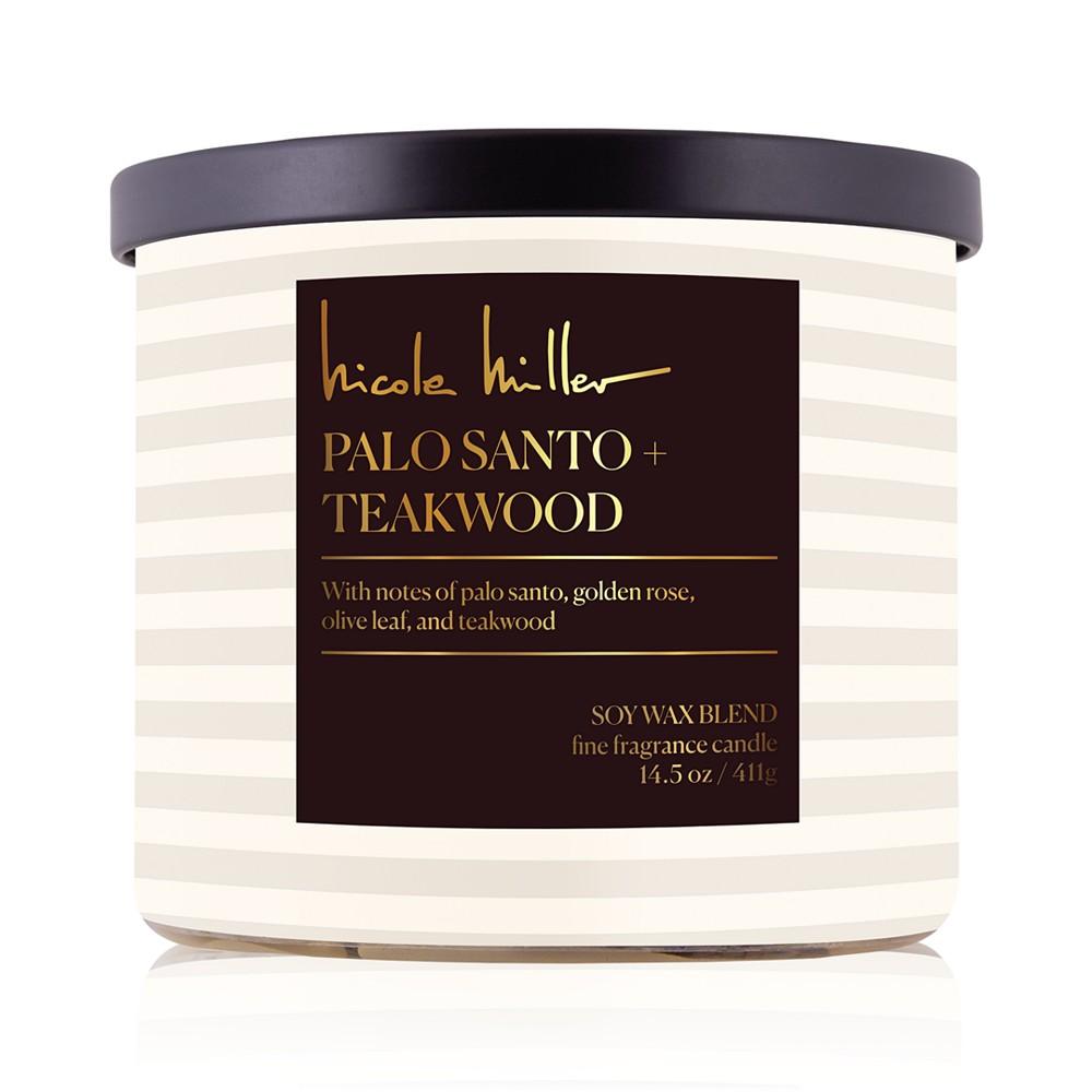 Nicole Miller Palo Santo & Teakwood Candle, 14.5 oz.