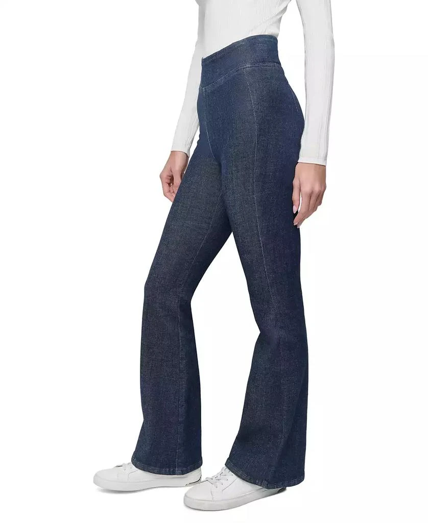 DKNY Women's High-Rise Pull-On Flare Jeans 3