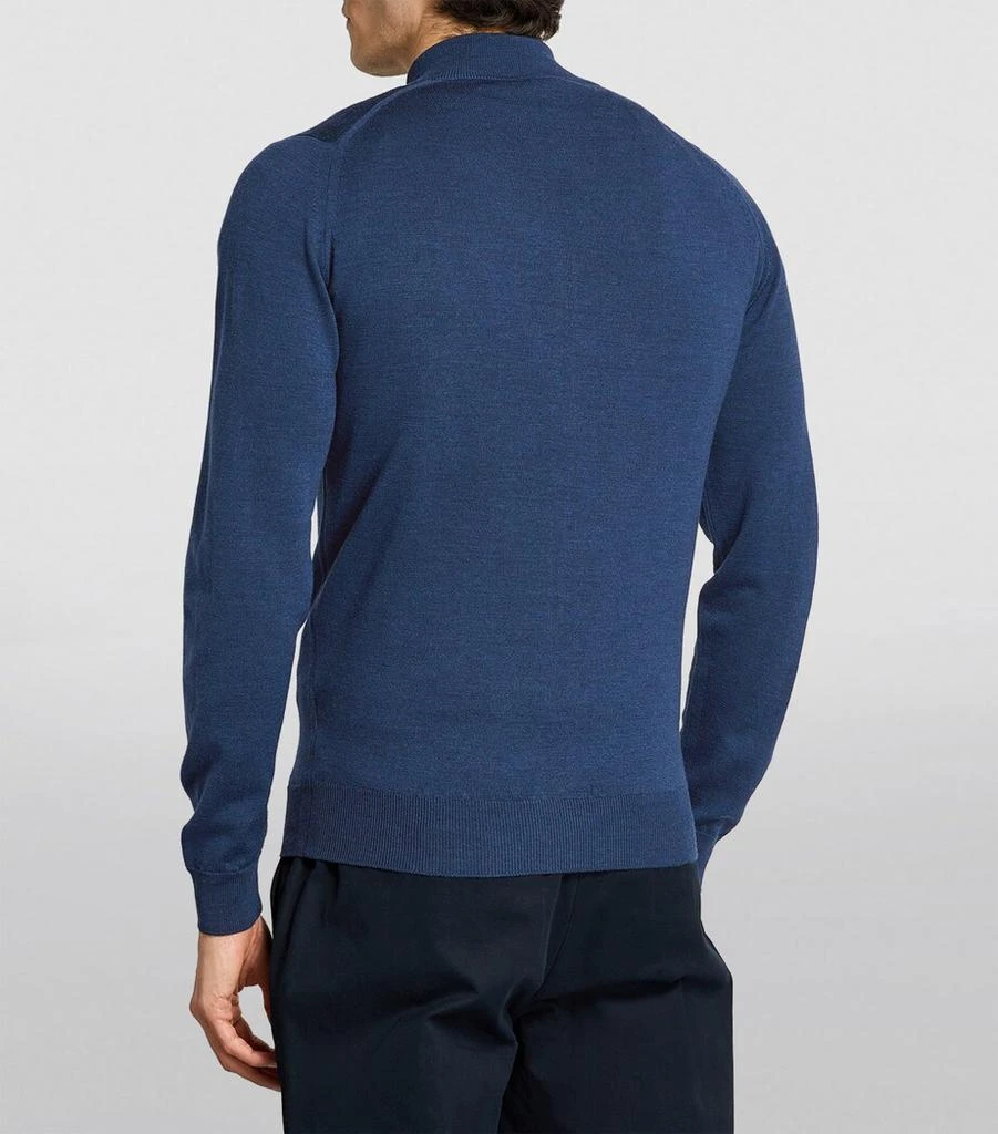 John Smedley Merino Zip-Up Claygate Cardigan 4