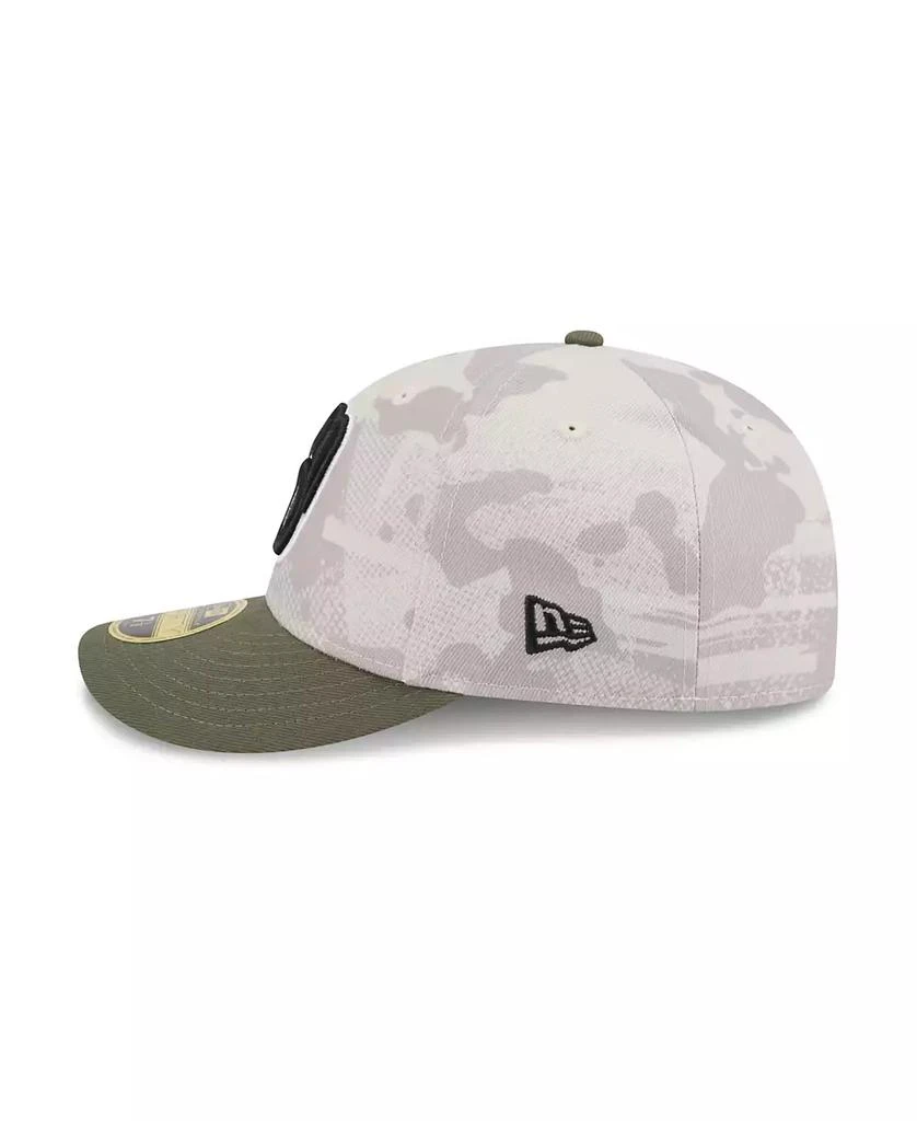 New Era Men's Light Beige/Olive Milwaukee Brewers 2025 Armed Forces Day Low Profile 59FIFTY Fitted Hat 4