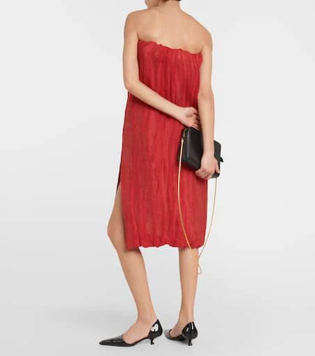 Khaite Yara cotton-blend midi dress 3