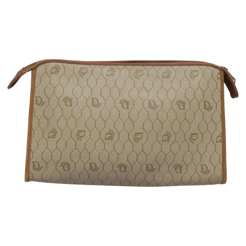 Dior Honeycomb Canvas Clutch Bag (Pre-Owned) 2