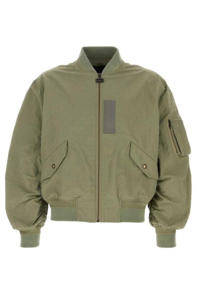 Prada Olive Green Nylon Bomber Jacket - Jackets - Compare