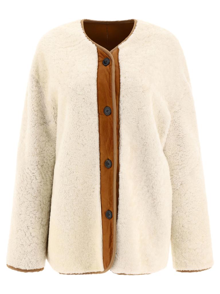 ジャケット Giovi Shearing reversible jacket Beige Levi's Men Rex Reversible Full Zip Canvas Jacket Beige