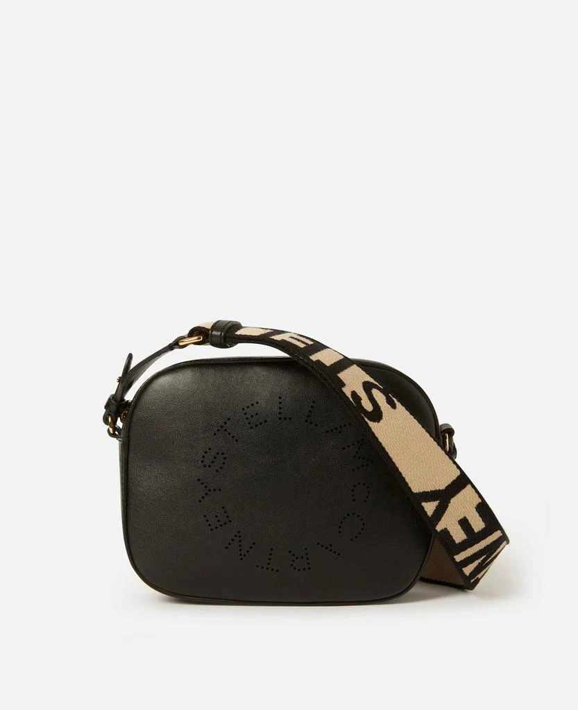 Stella McCartney Stella McCartney - Logo Crossbody Camera Bag, Woman, Black 1