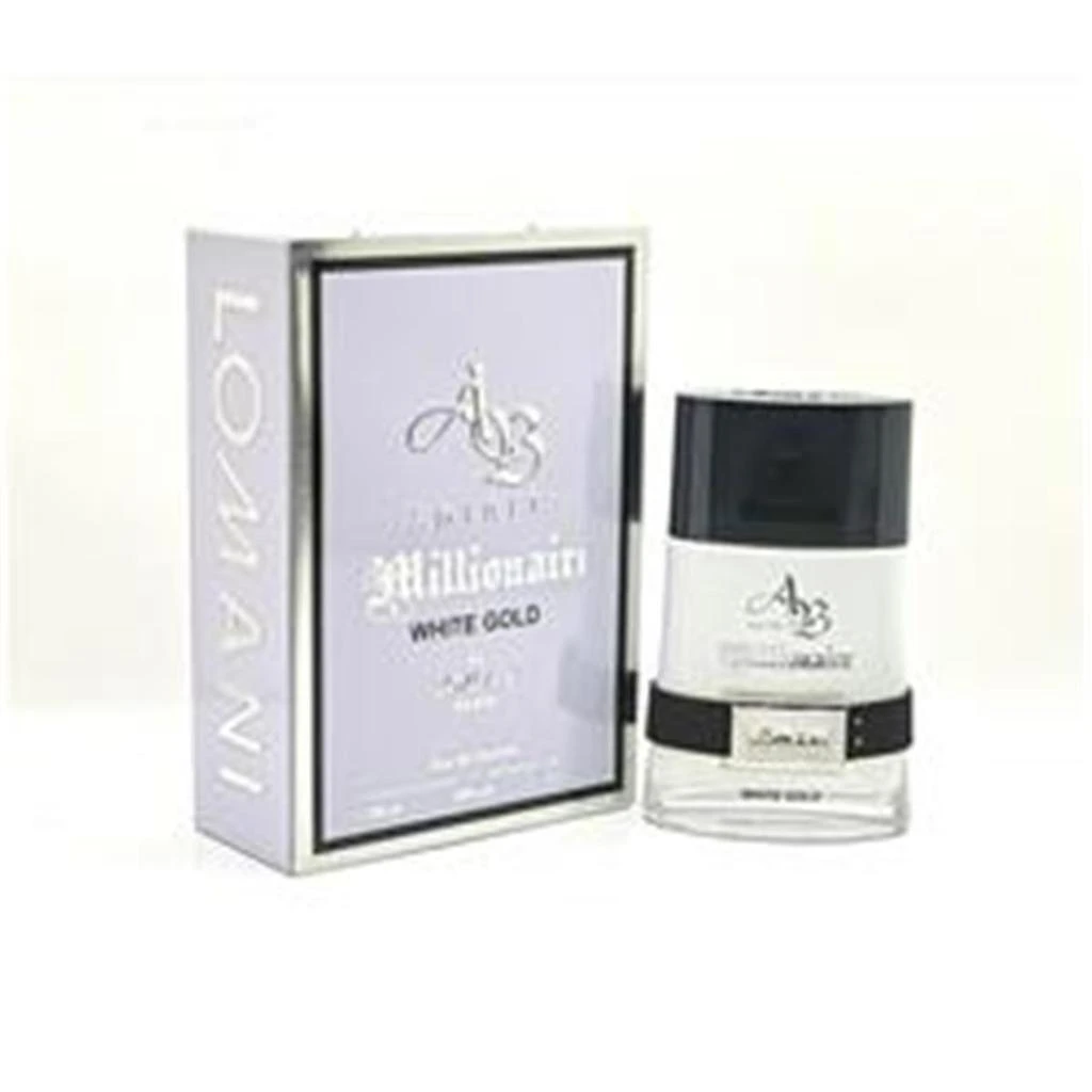LOMANI 3.3 oz Ab Spirit Millionaire White Gold Edp Spray for Men 2