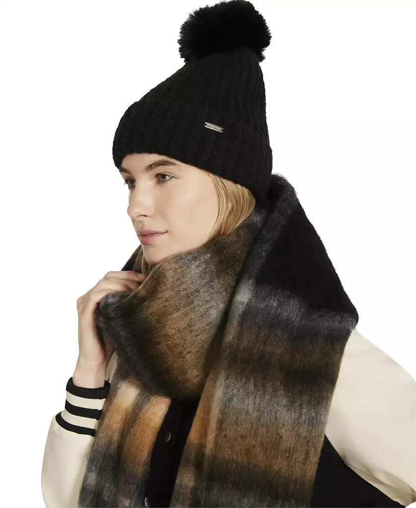 Steve Madden Women's 2-Pc. Pom Beanie & Scarf Boxed Gift Set 3